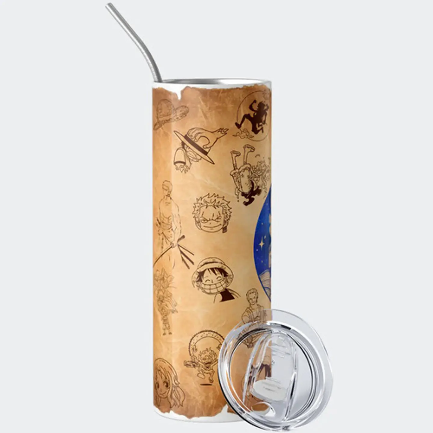 Mug Termo One Piece Vintage Scroll 600ml 2