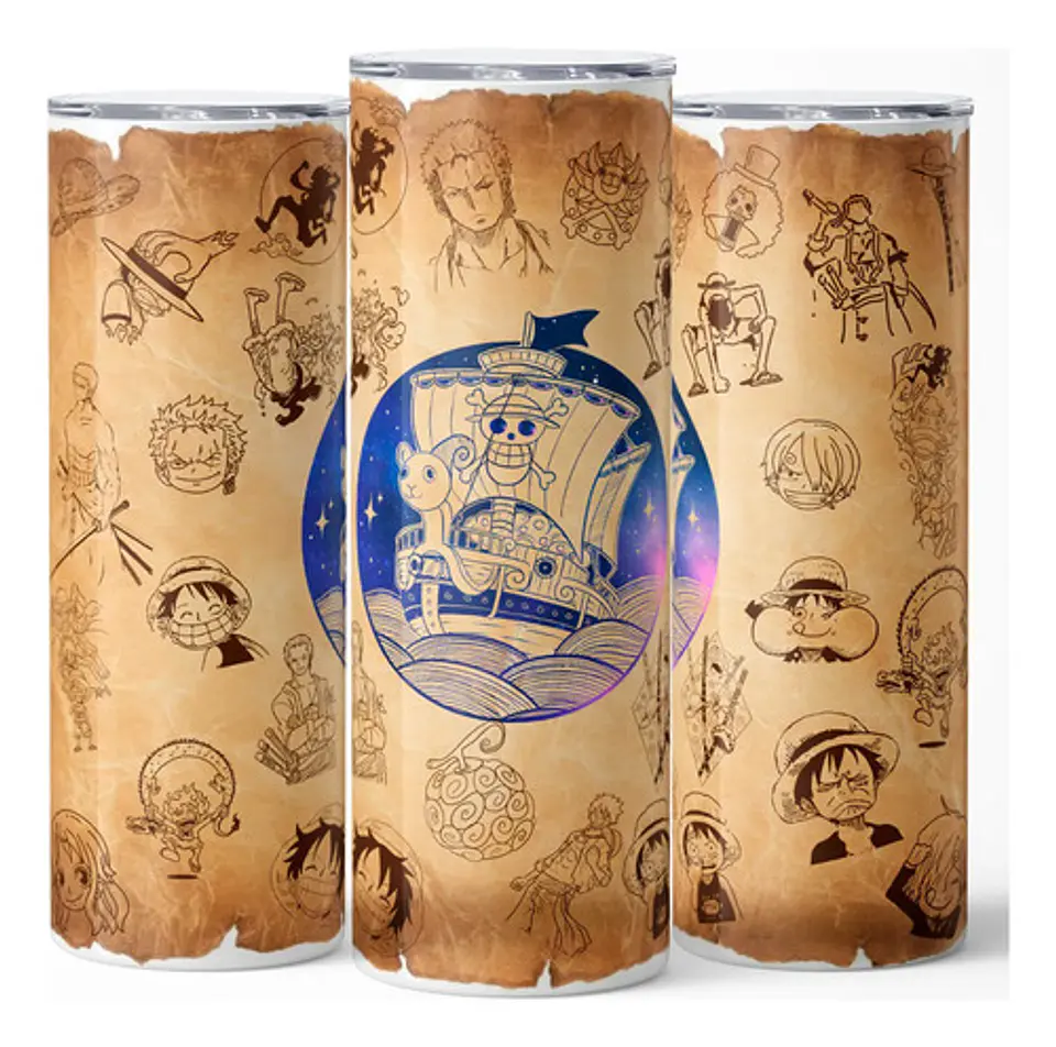 Mug Termo One Piece Vintage Scroll 600ml 3