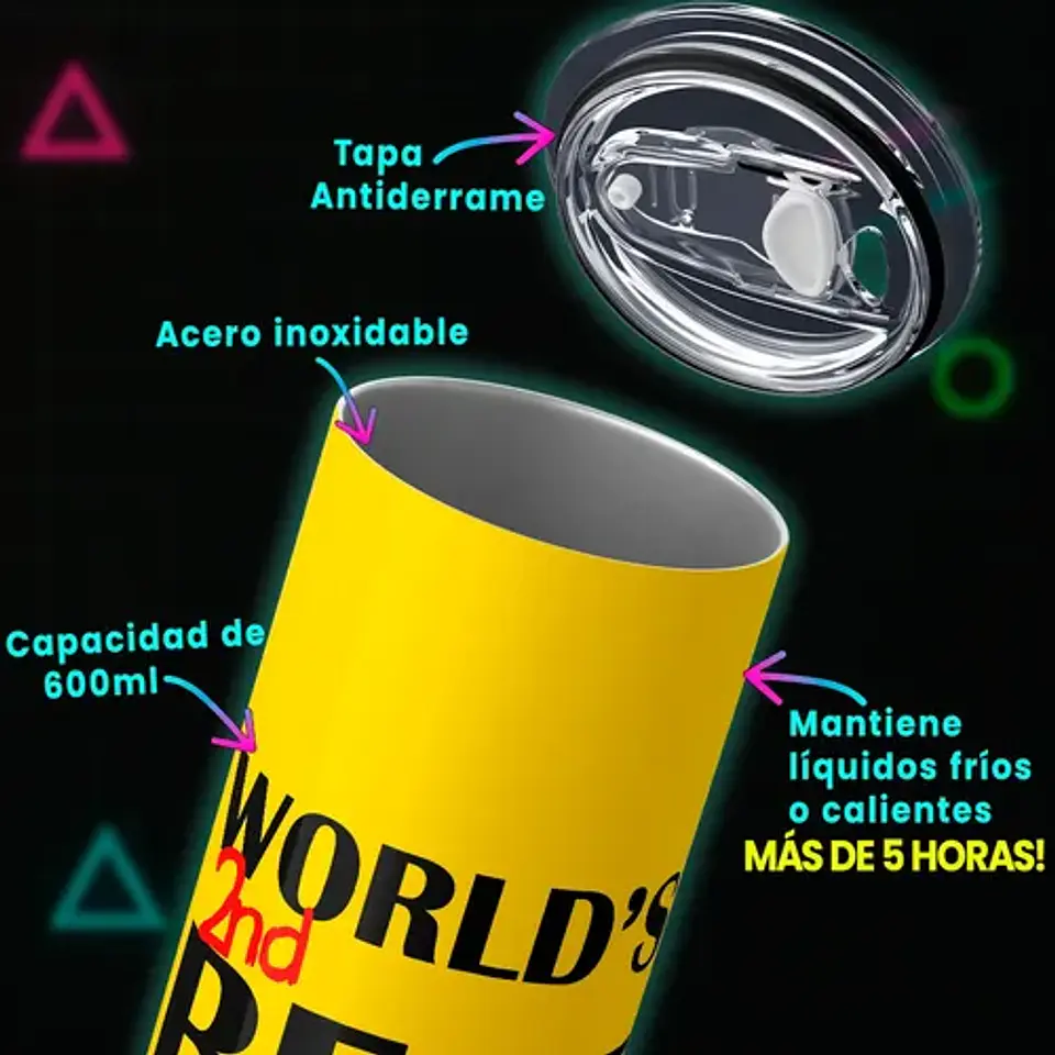 Mug Termo Better Call Saul World's 2nd Best Lawyer 600ml 4