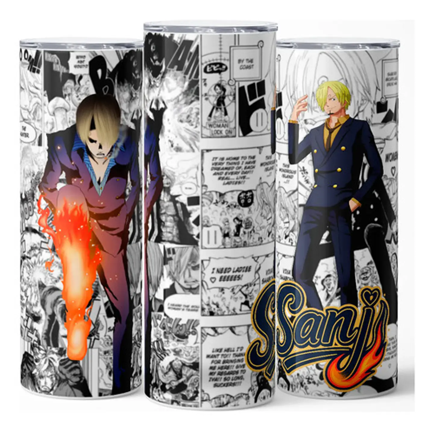 Mug Termo One Piece Sanji Diable Jambe Manga 600ml 3
