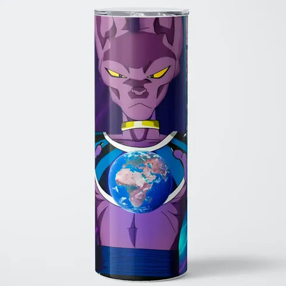 Mug Termo Dragon Ball Beerus God Of Destruction 600ml 1