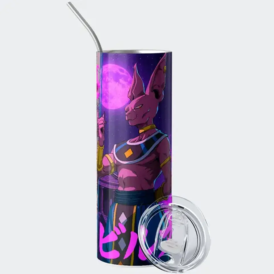 Mug Termo Dragon Ball Beerus God Of Destruction 600ml 2