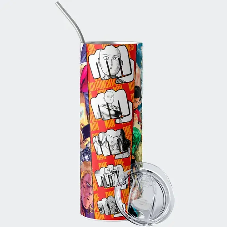 Mug Termo One Punch Man Hero Combo 600ml 2