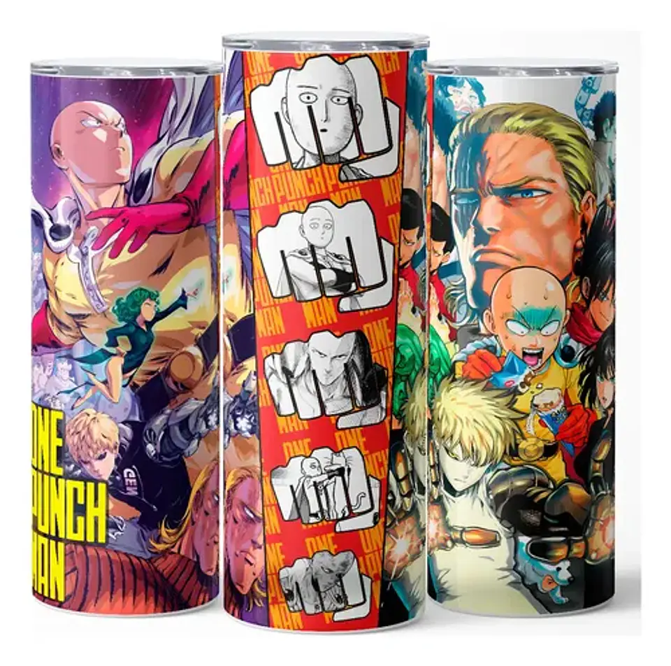 Mug Termo One Punch Man Hero Combo 600ml 3