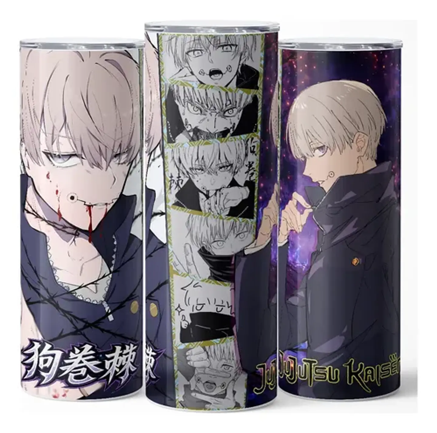 Mug Termo Jujutsu Kaisen Inumaki Cursed Command 600ml 3
