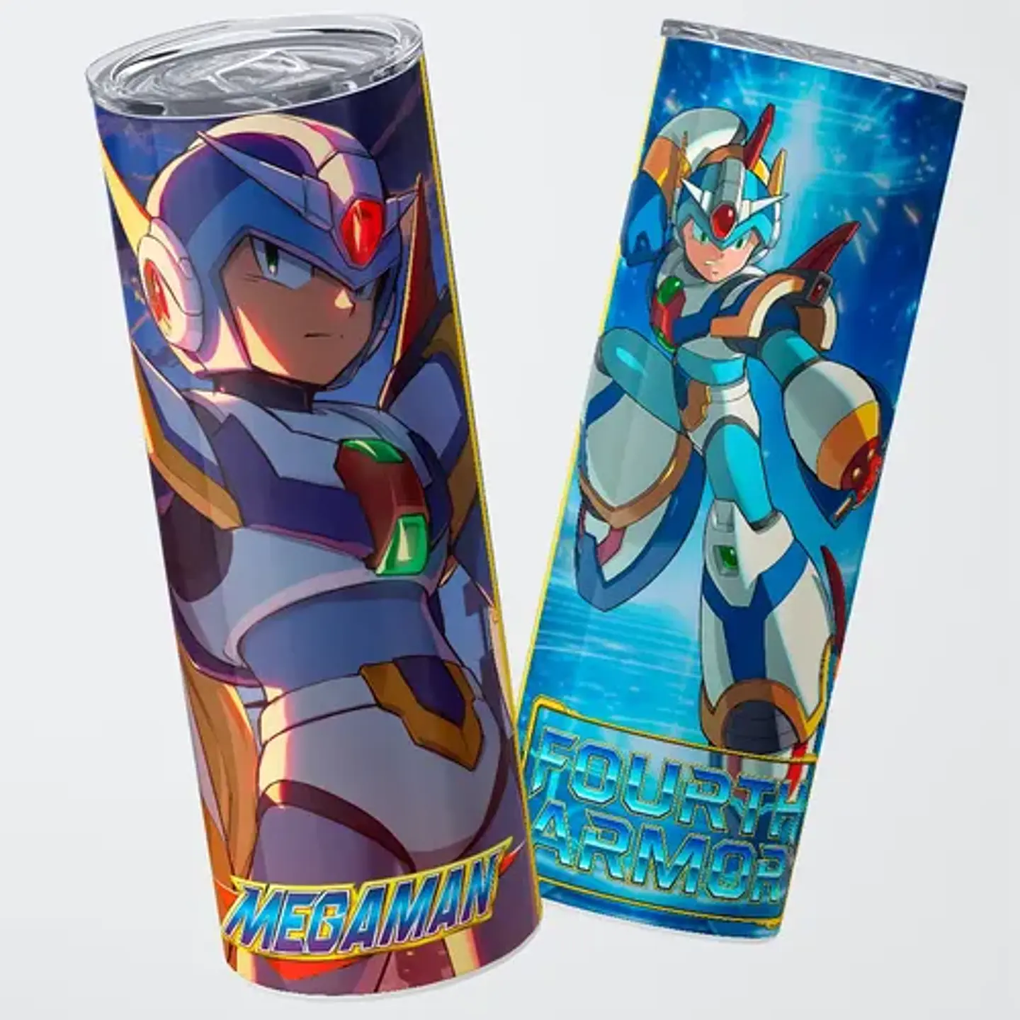 Mug Termo Mega Man X Fourth Armor Tech 600ml 1