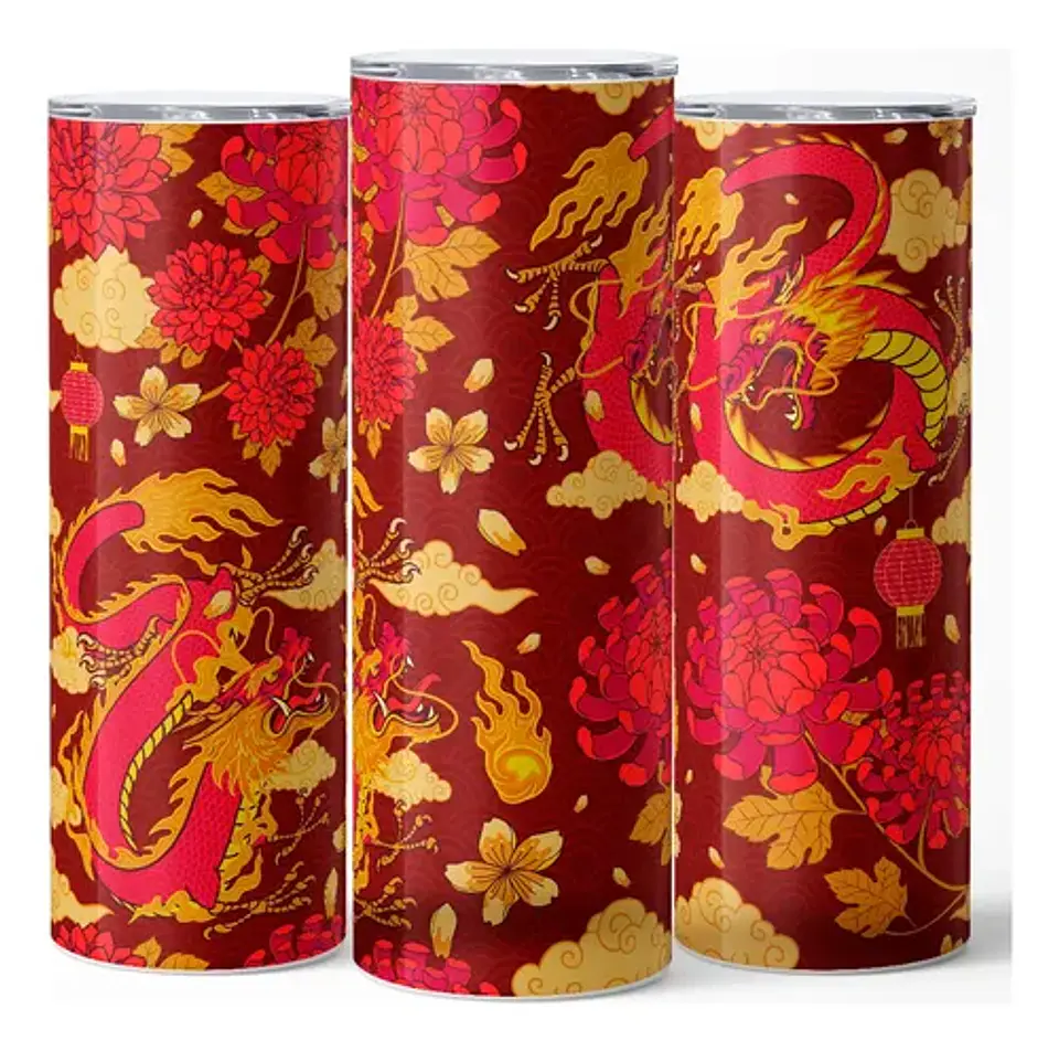 Mug Termo Dragón Oriental Oriental Dragon Bloom 600ml 3