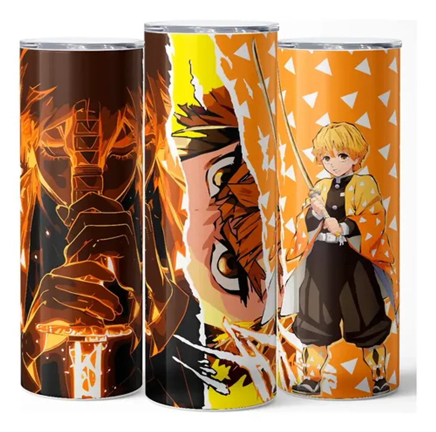 Mug Termo Demon Slayer Zenitsu Awakening Split 600ml 3