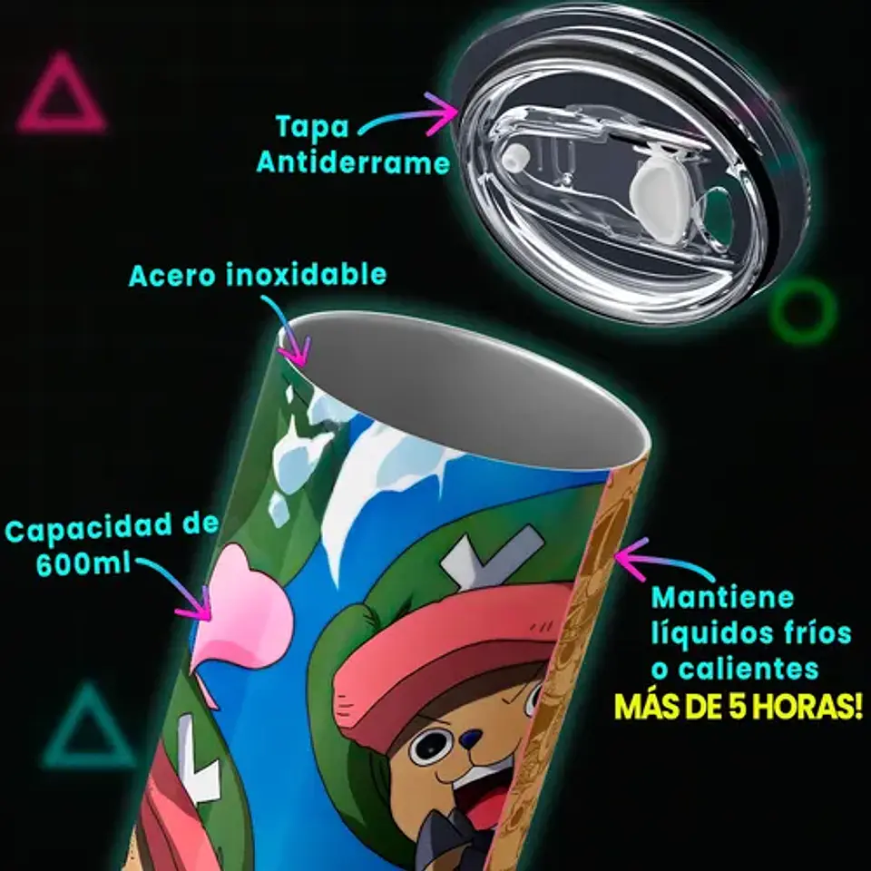Mug Termo One Piece Chopper Shinobi Wano 600ml 4