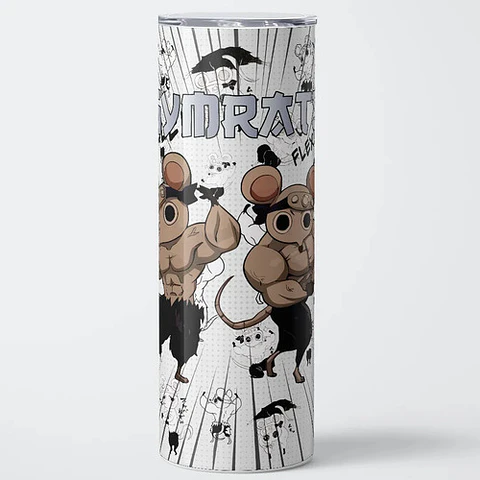 Mug Termo Gymrat Muscle Mice Gymrats 600ml
