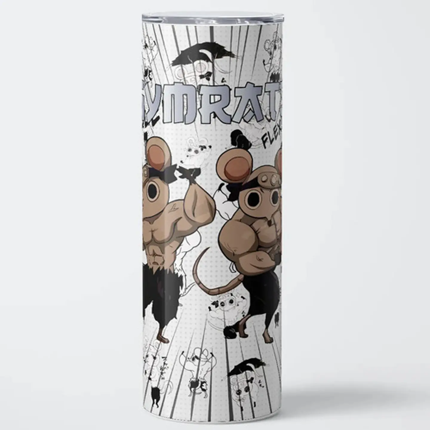Mug Termo Gymrat Muscle Mice Gymrats 600ml 1