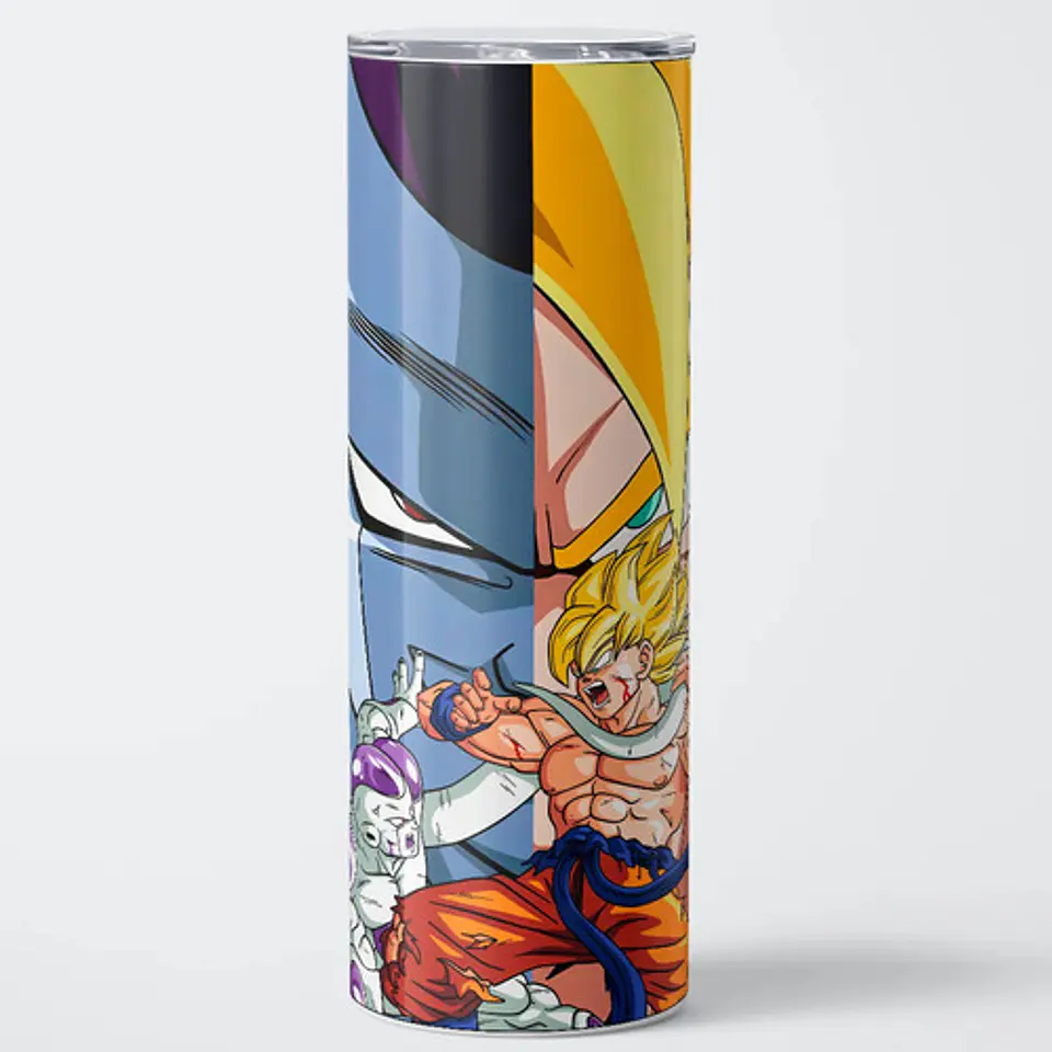 Mug Termo Dragon Ball Goku Vs Frieza Namek Showdown 600ml 1