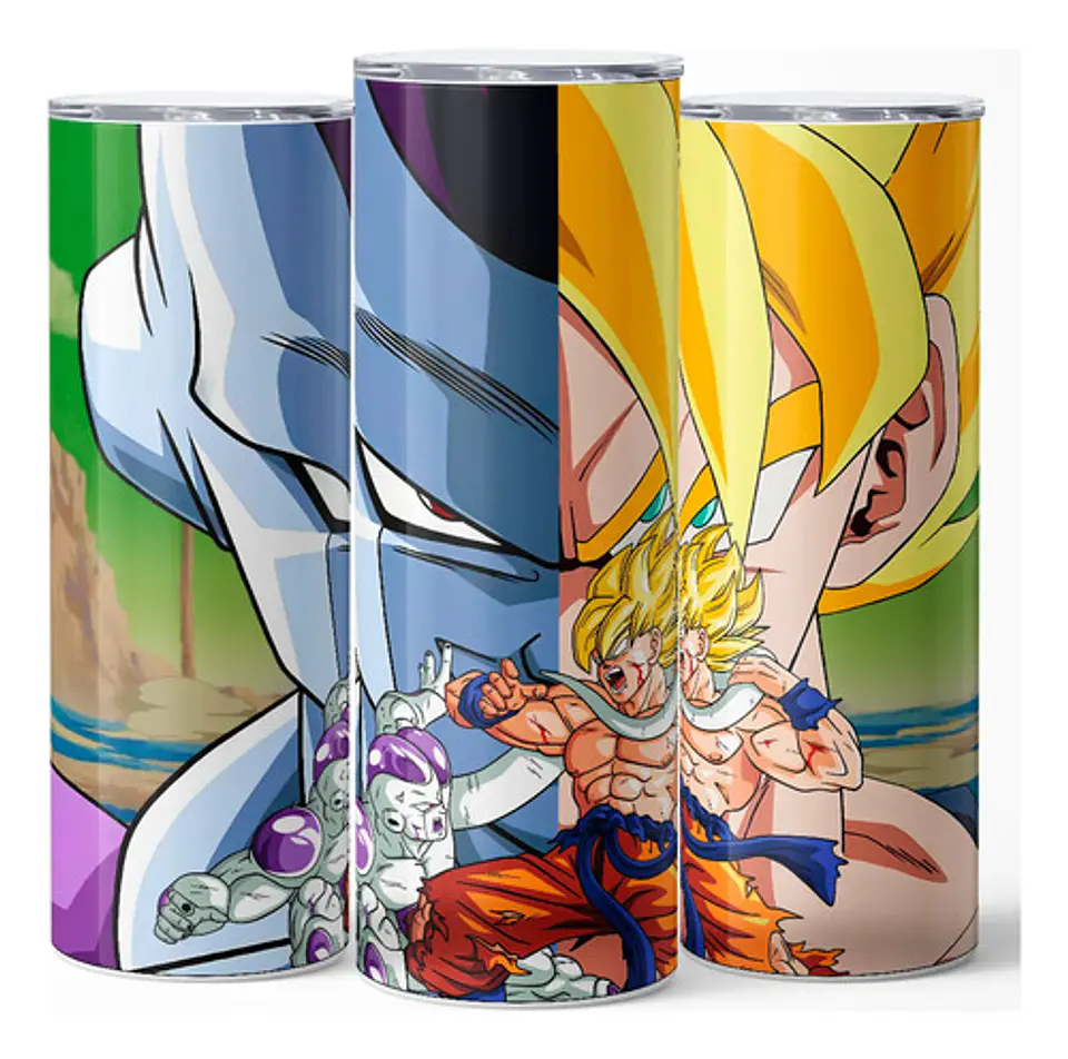 Mug Termo Dragon Ball Goku Vs Frieza Namek Showdown 600ml 3