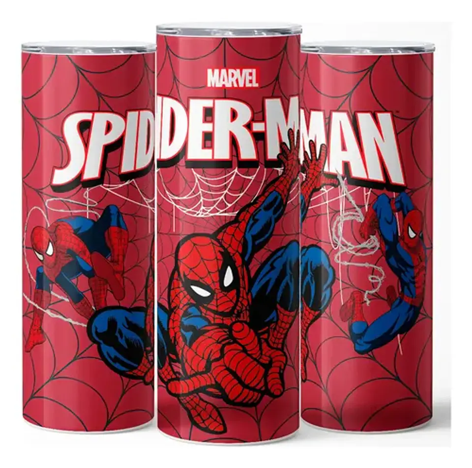 Mug Termo Spider-man Crimson Web Action 600ml 3