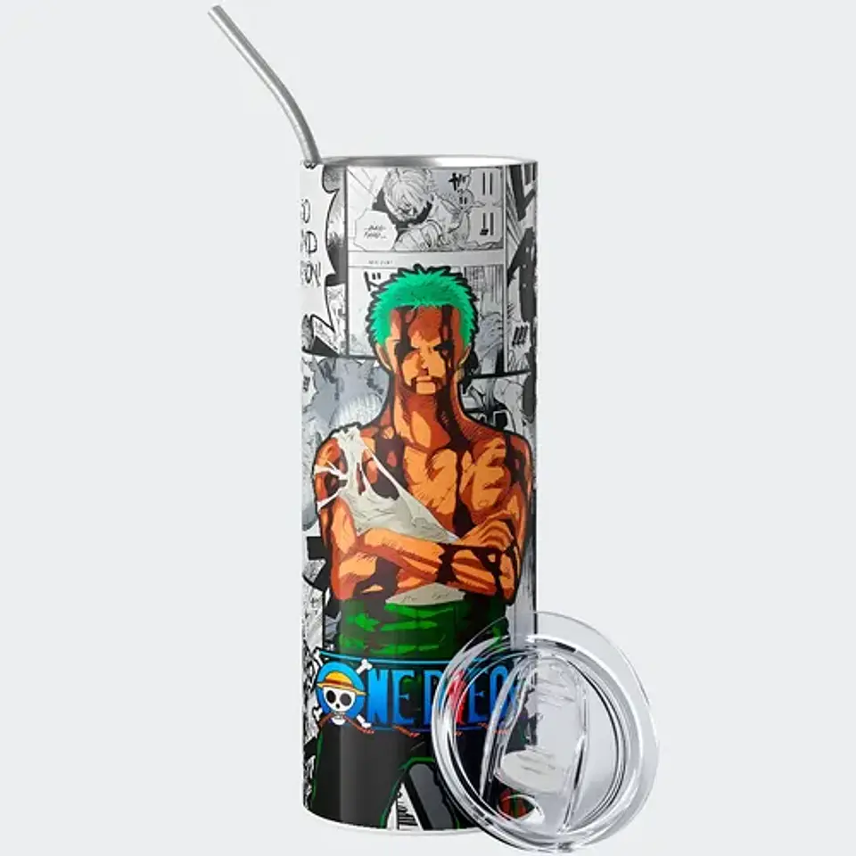 Mug Termo One Piece Zoro Nothing Happened 600ml 2