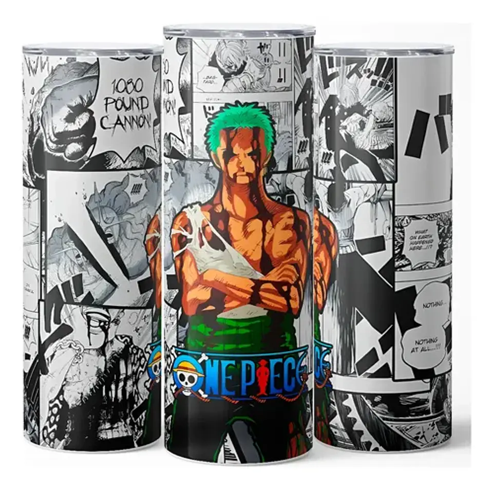 Mug Termo One Piece Zoro Nothing Happened 600ml 3