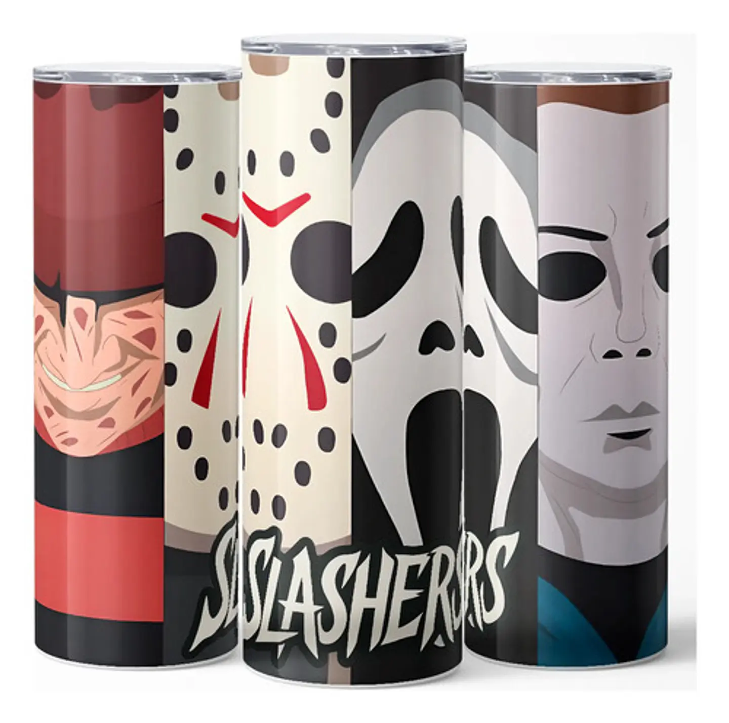 Mug Termo Horror Slashers Split 600ml 3