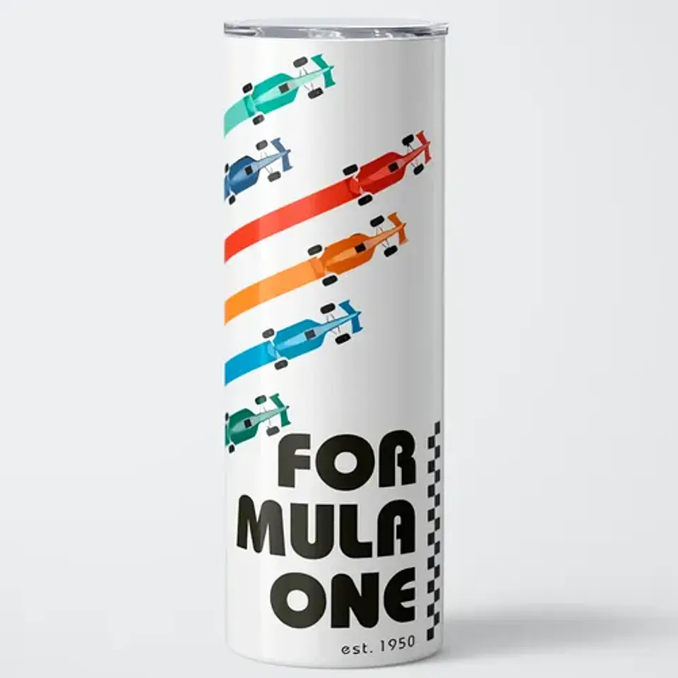 Mug Termo Formula 1 Heritage Speed Trails 600ml 1
