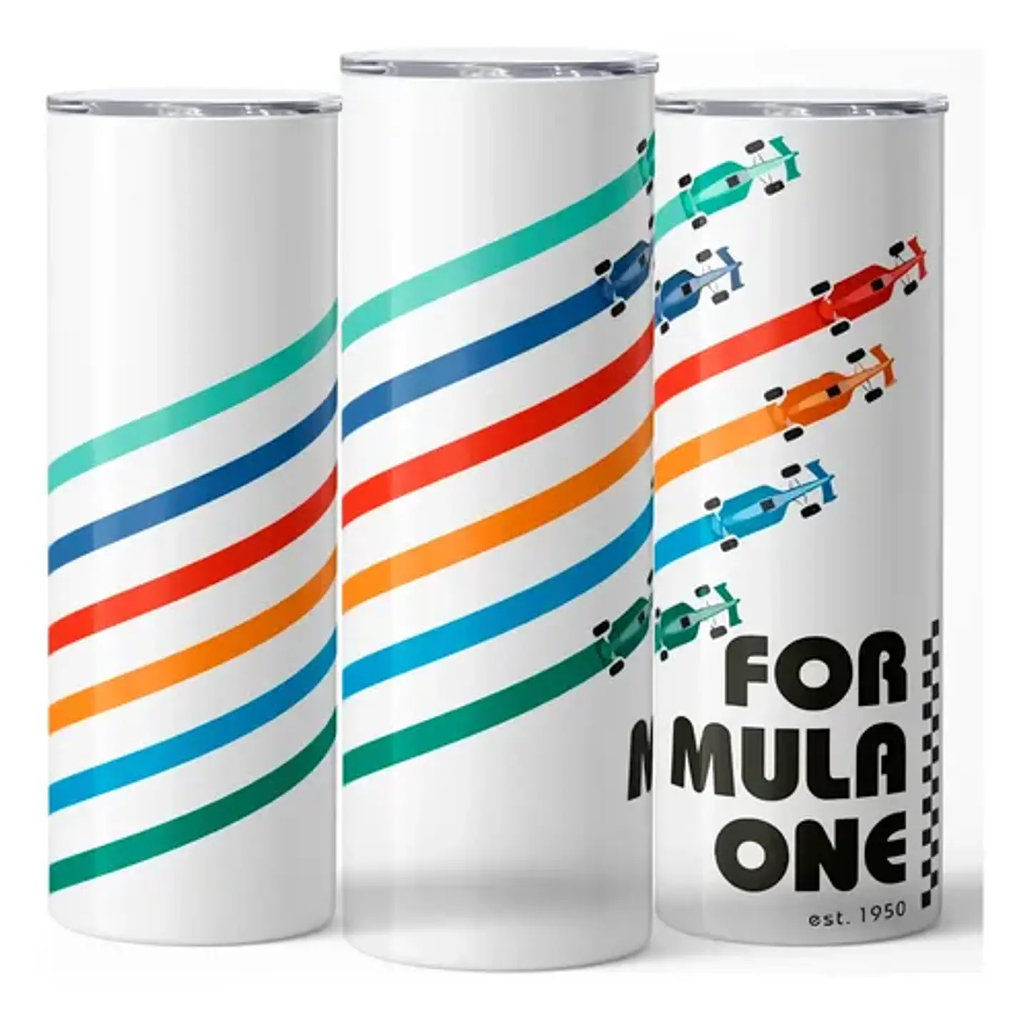 Mug Termo Formula 1 Heritage Speed Trails 600ml 3