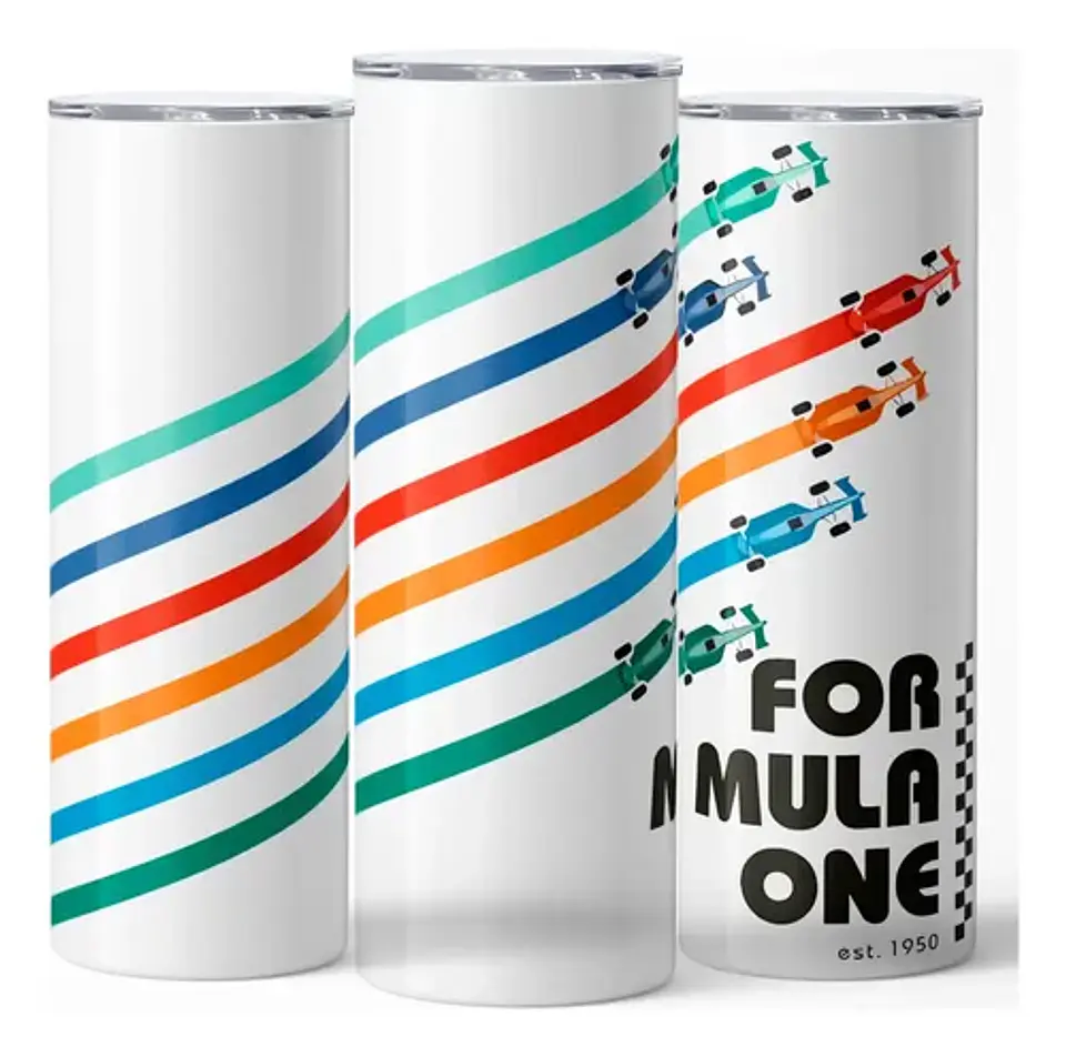 Mug Termo Formula 1 Heritage Speed Trails 600ml 3