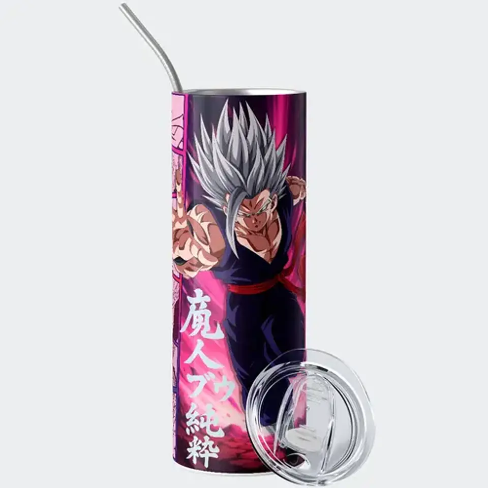 Mug Termo Dragon Ball Gohan Beast Instinct 600ml 2