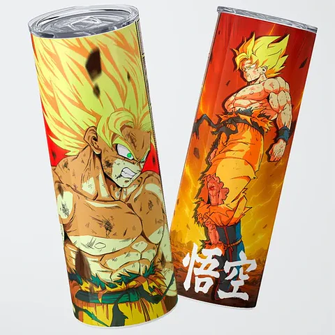 Mug Termo Dragon Ball Goku Last Flame 600ml