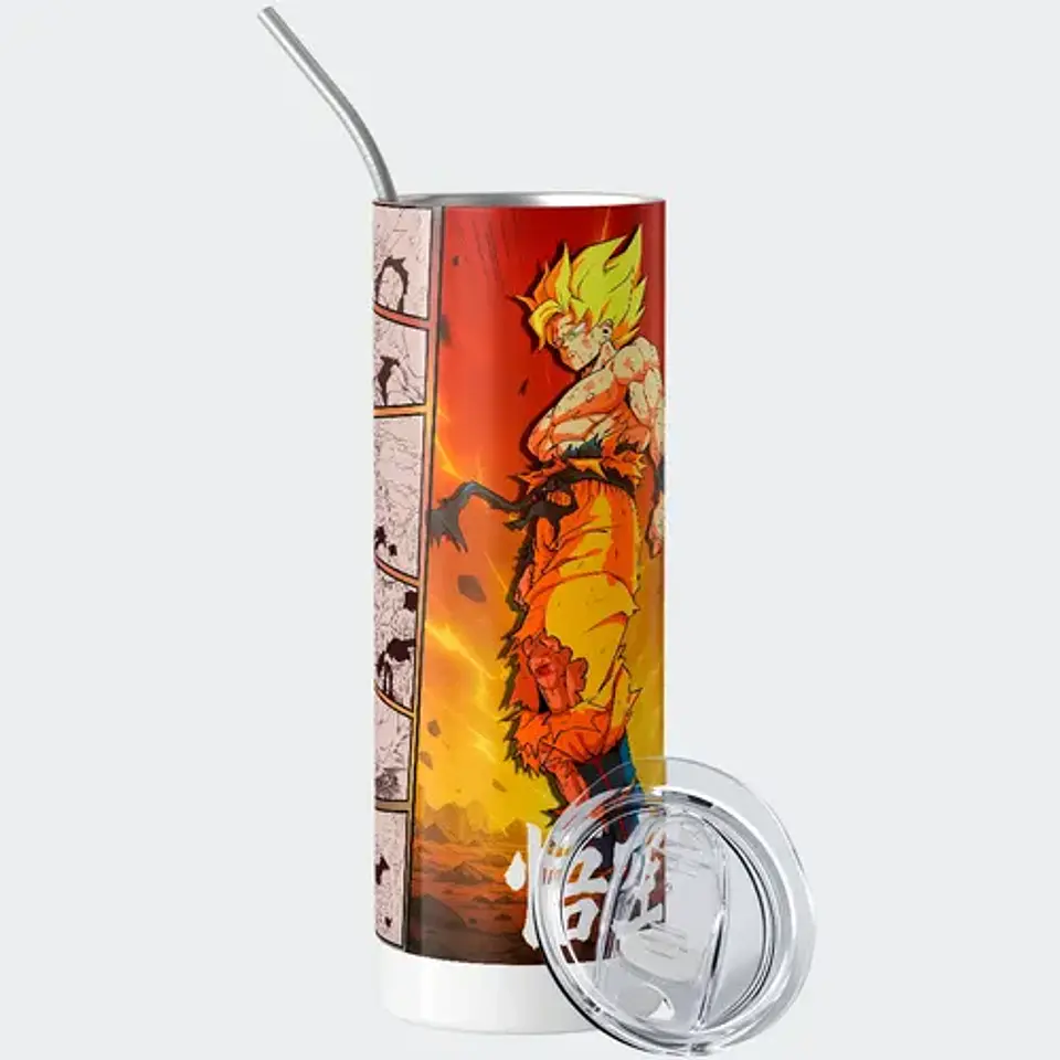 Mug Termo Dragon Ball Goku Last Flame 600ml 2