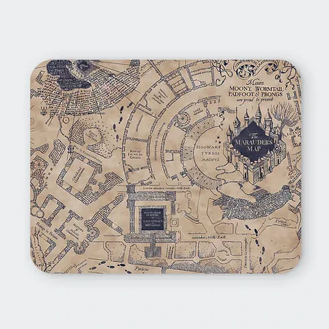 Mousepad Harry Potter The Marauder's Map Vintage 20x24cm