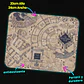 Mousepad Harry Potter The Marauder's Map Vintage 20x24cm - Miniatura 2