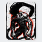 Mousepad Hunter X Hunter Gon Adult Black Sketch Rage 20x24cm - Miniatura 1