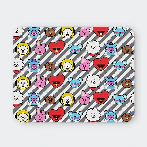 Mousepad Bt21 Pop Parade 20x24cm