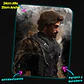 Mousepad Kagurabachi Katana Black Ink Action 20x24cm - Miniatura 2