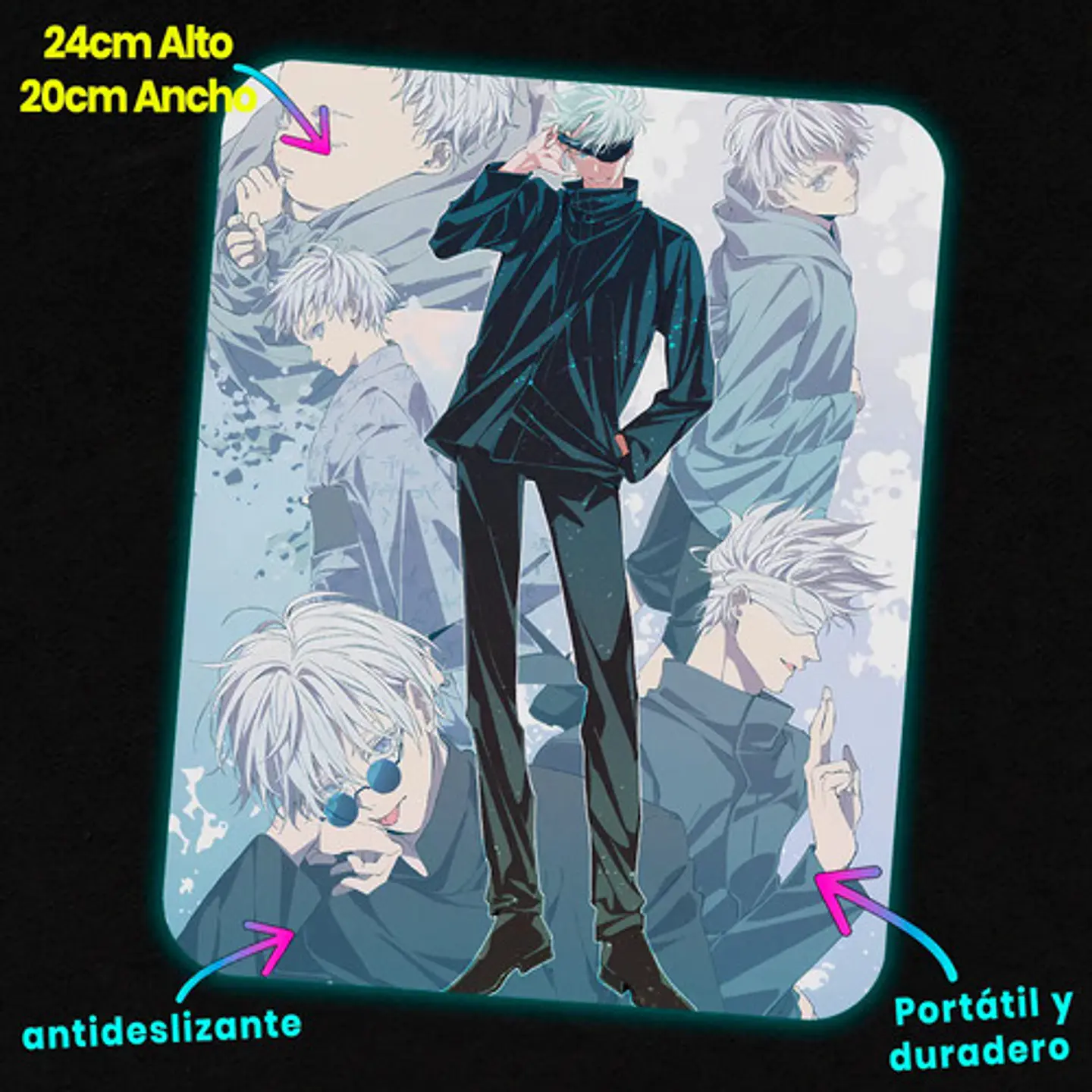 Mousepad Jujutsu Kaisen Satoru Gojo Timeless 20x24cm 2