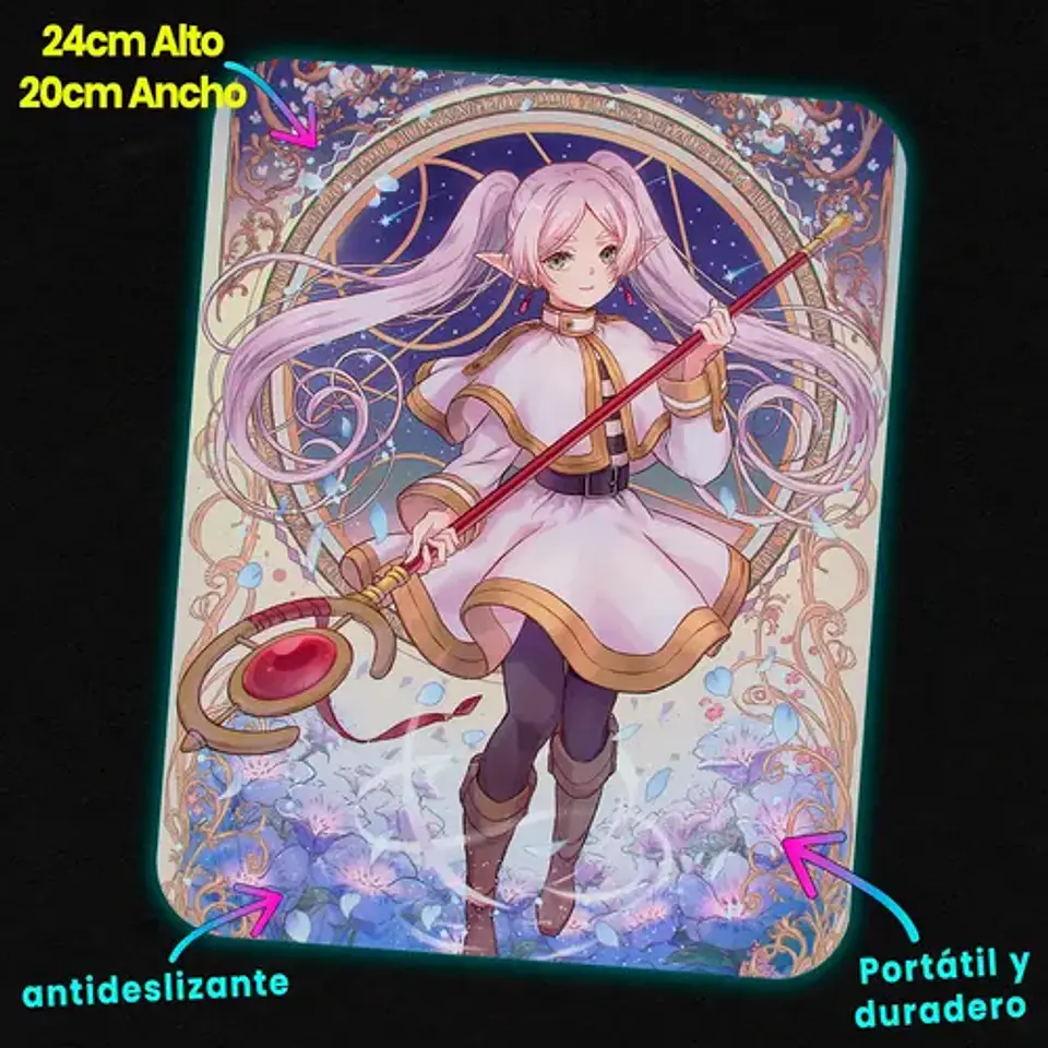 Mousepad Frieren Celestial Staff Waltz 20x24cm 2