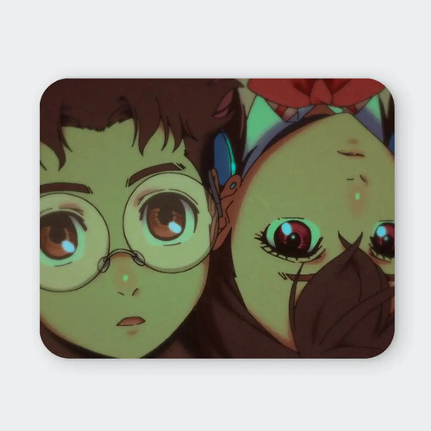 Mousepad Dandadan Momo & Okarun Lo-fi Duo 20x24cm 1