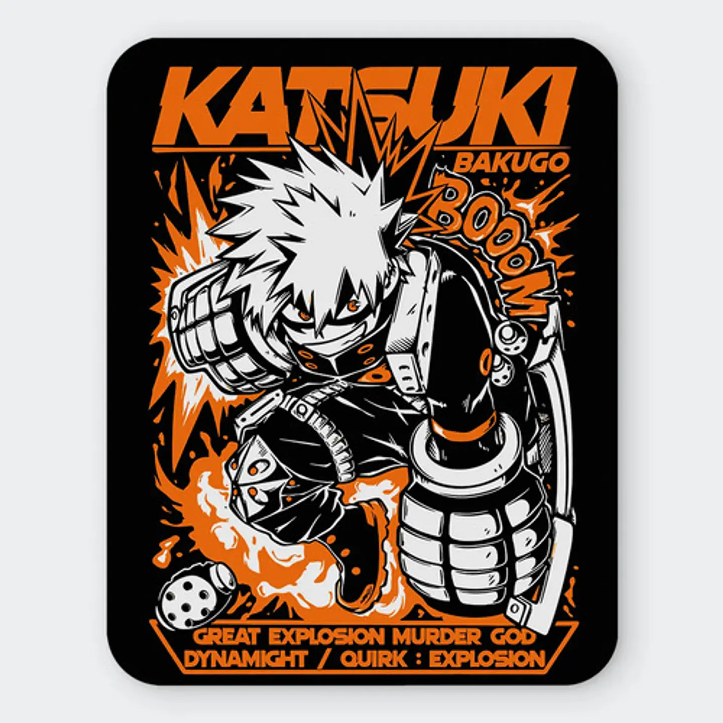 Mousepad My Hero Academia Bakugo Great Explosion 20x24cm 1