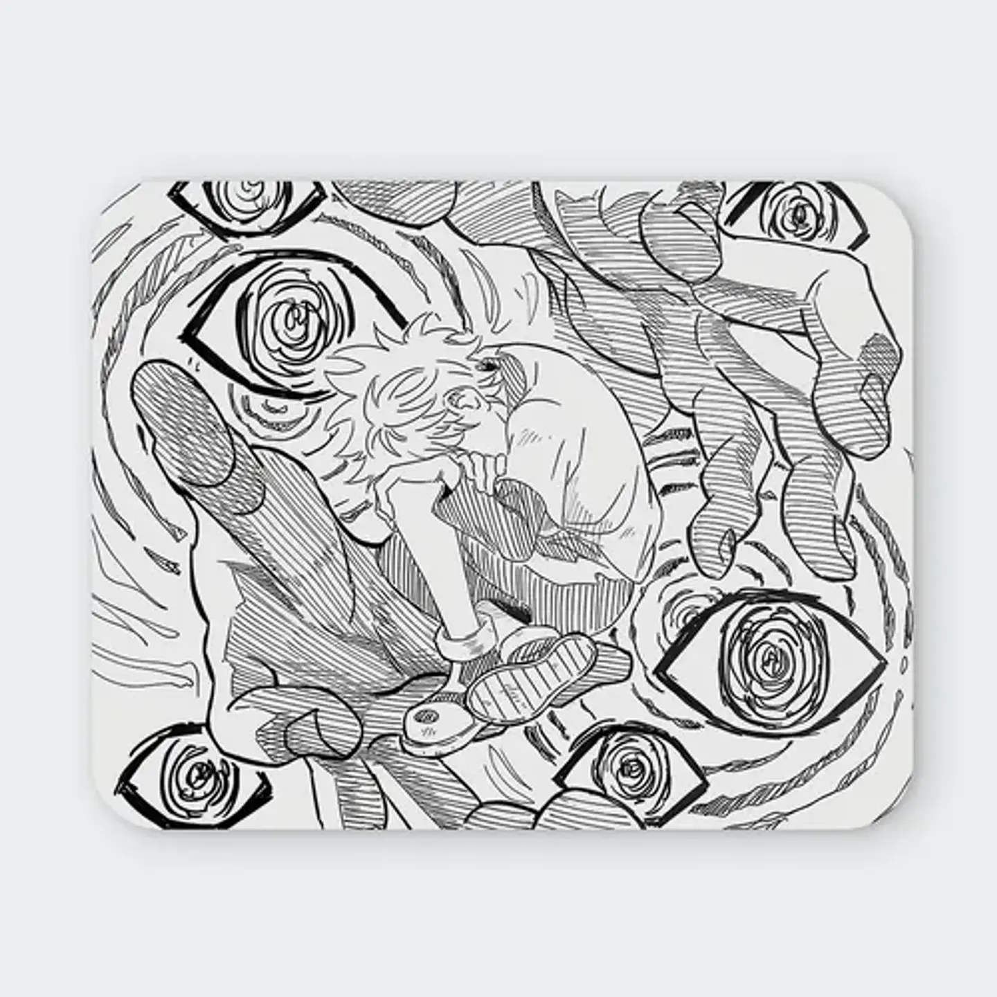 Mousepad Hunter X Hunter Killua Visionary Sketch 20x24cm 1