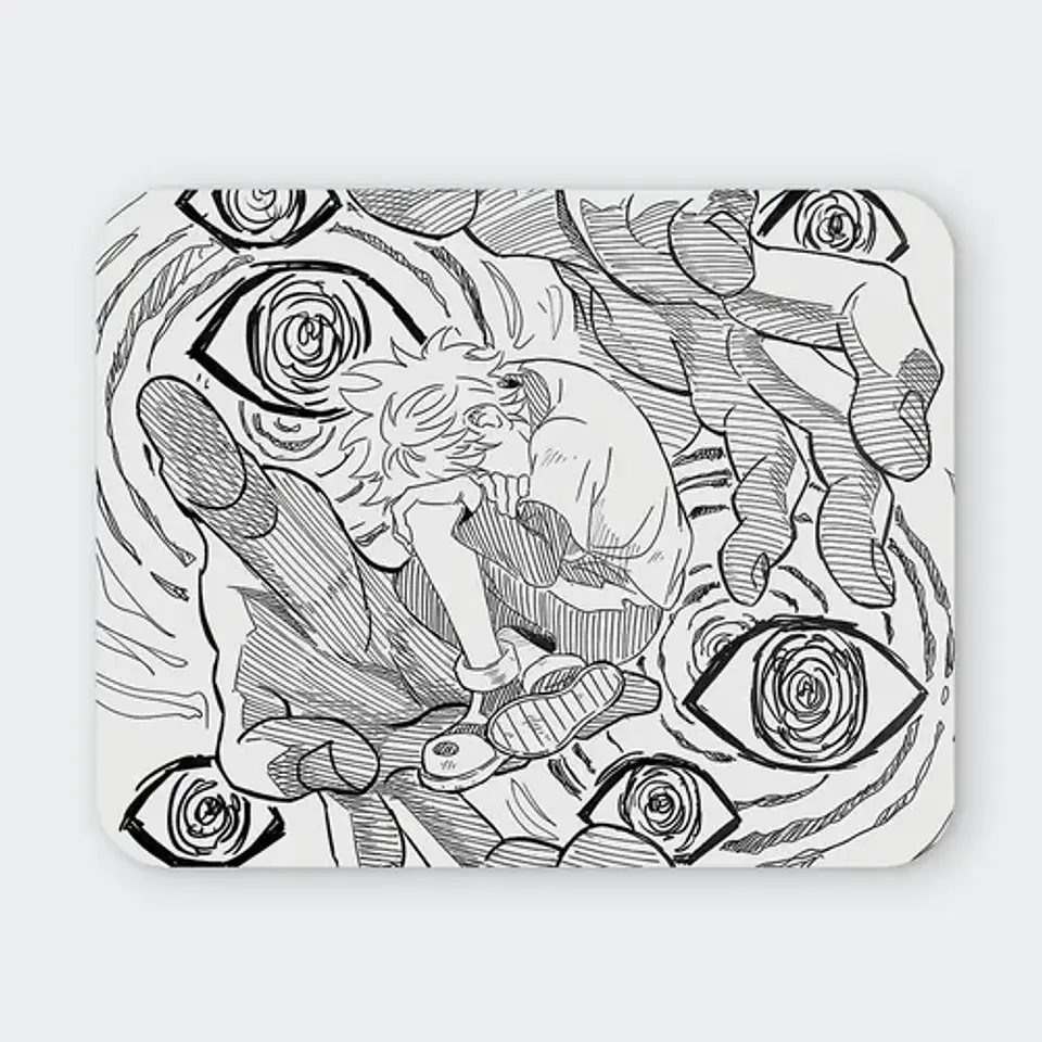 Mousepad Hunter X Hunter Killua Visionary Sketch 20x24cm 1