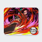 Mousepad Demon Slayer Tanjiro Kamado Hinokami Strike 20x24cm - Miniatura 1