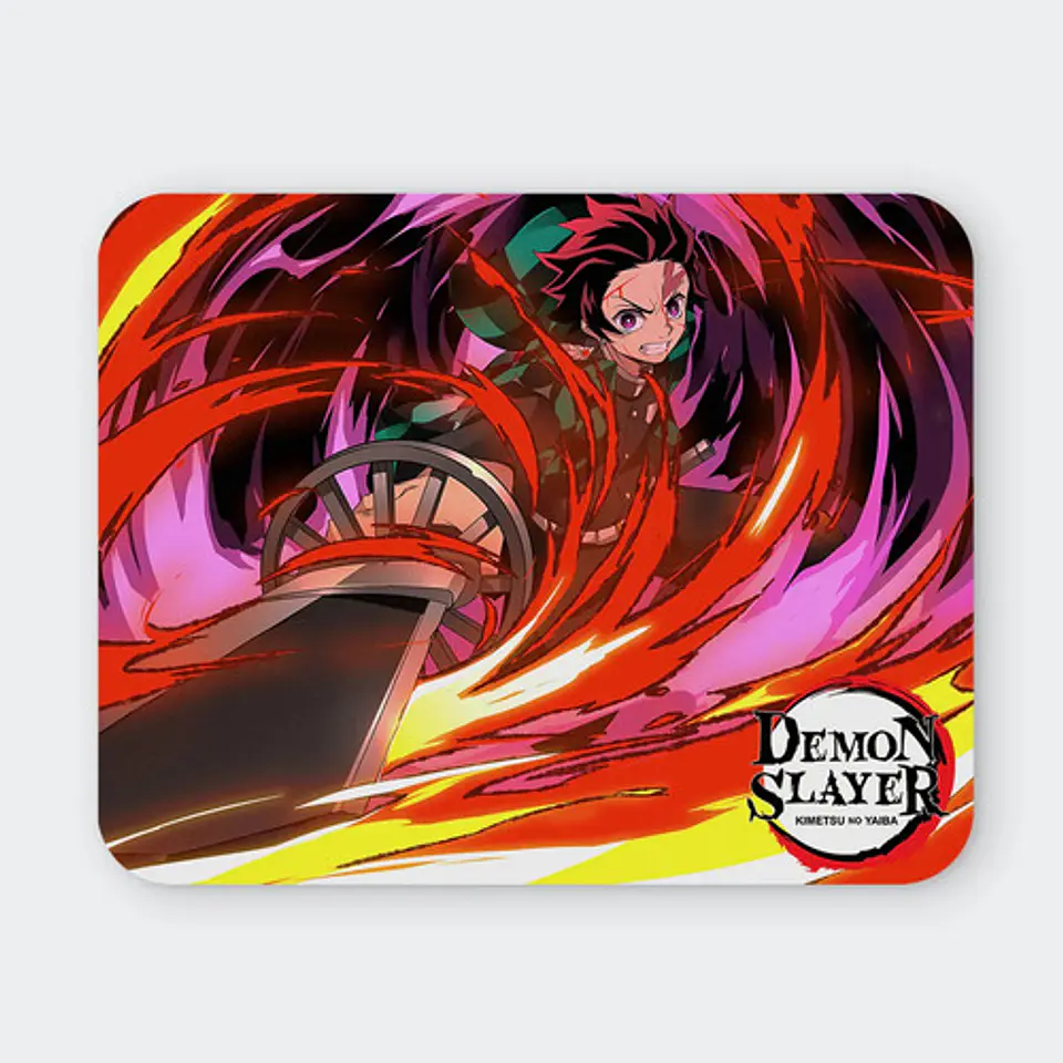 Mousepad Demon Slayer Tanjiro Kamado Hinokami Strike 20x24cm 1
