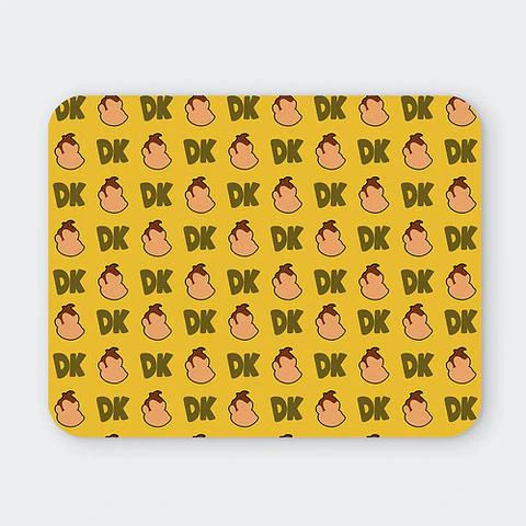 Mousepad Donkey Kong Golden Banana Pattern 20x24cm