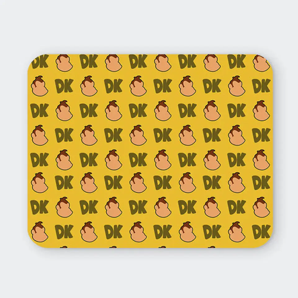 Mousepad Donkey Kong Golden Banana Pattern 20x24cm 1