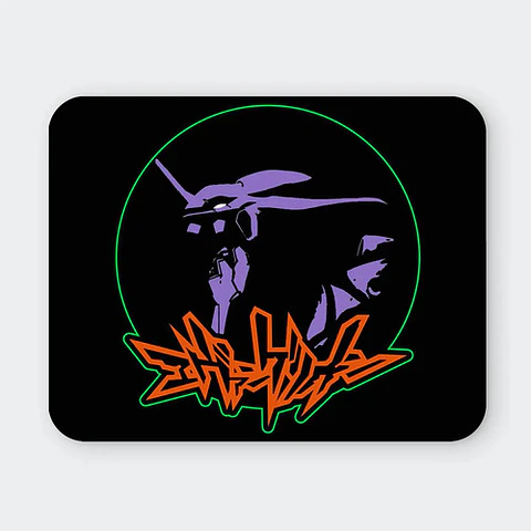 Mousepad Evangelion Eva-01 Shadow Graffiti 20x24cm