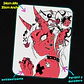 Mousepad Anime Gamer Crimson Horns Alt Girl 20x24cm - Miniatura 2