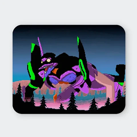 Mousepad Evangelion Eva-01 Pixel Expedition 20x24cm