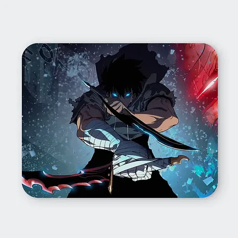 Mousepad Solo Leveling Sung Jin-woo Shadow Monarch 20x24cm