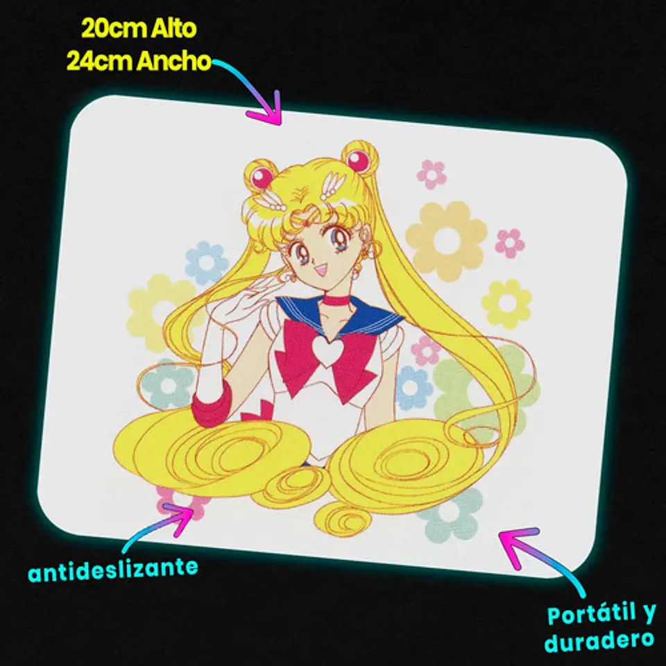 Mousepad Sailor Moon Super Sailor Moon Flower Dream 20x24cm 2