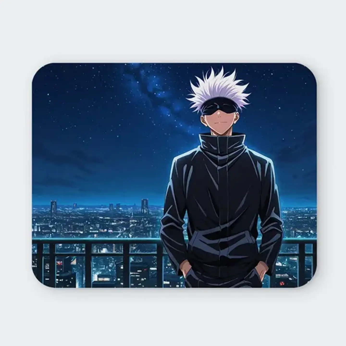Mousepad Jujutsu Kaisen Satoru Gojo Skyline Infinity 20x24cm 1