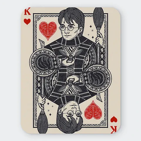 Mousepad Harry Potter The Boy Who Lived King Card 20x24cm