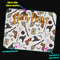 Mousepad Harry Potter Golden Logo Pattern 20x24cm - Miniatura 2